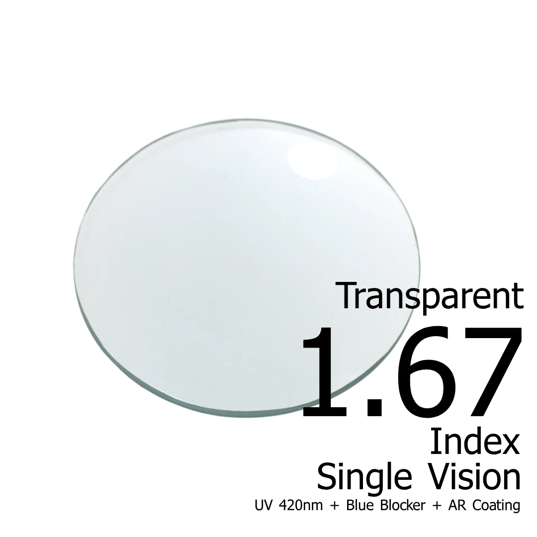 High Index 1.67 Blue Blocker Lens Xeon 5s